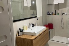 Ristrutturazione bagno finito e arredato